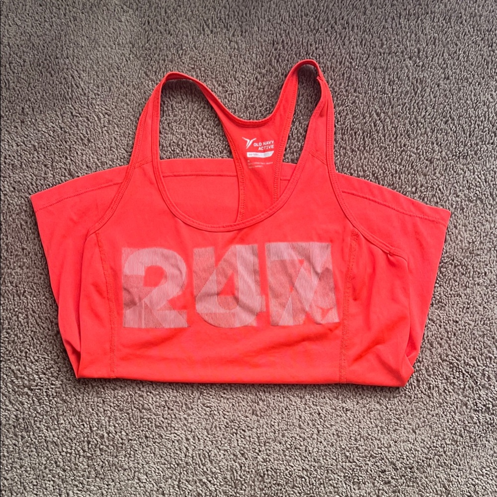 Old Navy Red Muscle Tee